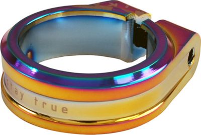 NS Bikes Bolt On Seat Clamp - Oil Slick - 34.9mm, Oil Slick